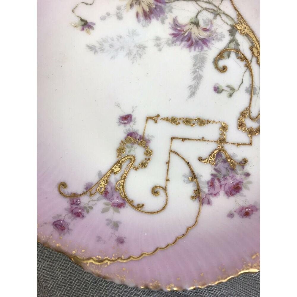 L S & S Limoges France Pink Gold Bowl Vintage Traditional - Picture 4 of 7
